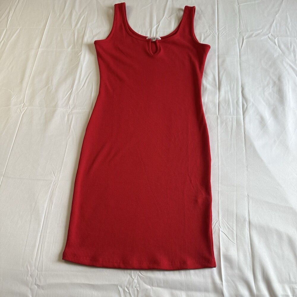 Popular 21 Dress Women -sleeveless, color Red Size Large